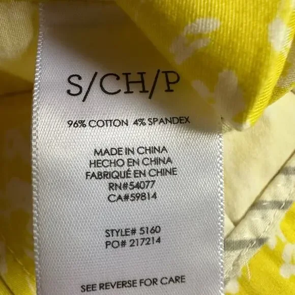 CAbi Jacket Daisy Yellow Floral Preppy Nautical Yacht Country Club Vacation - Picture 7 of 8